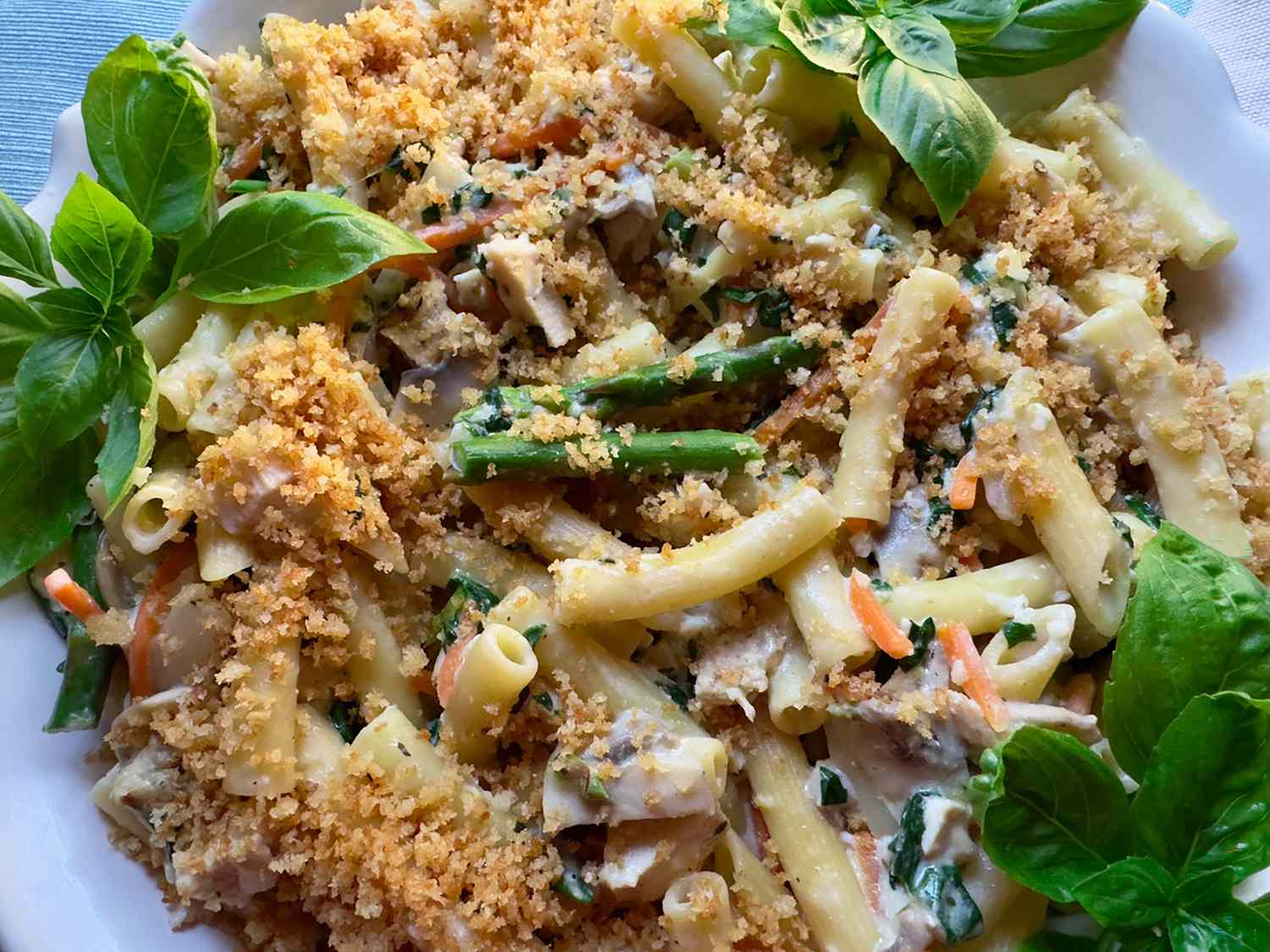 One-Pan Creamy Chicken and Vegetable Pasta