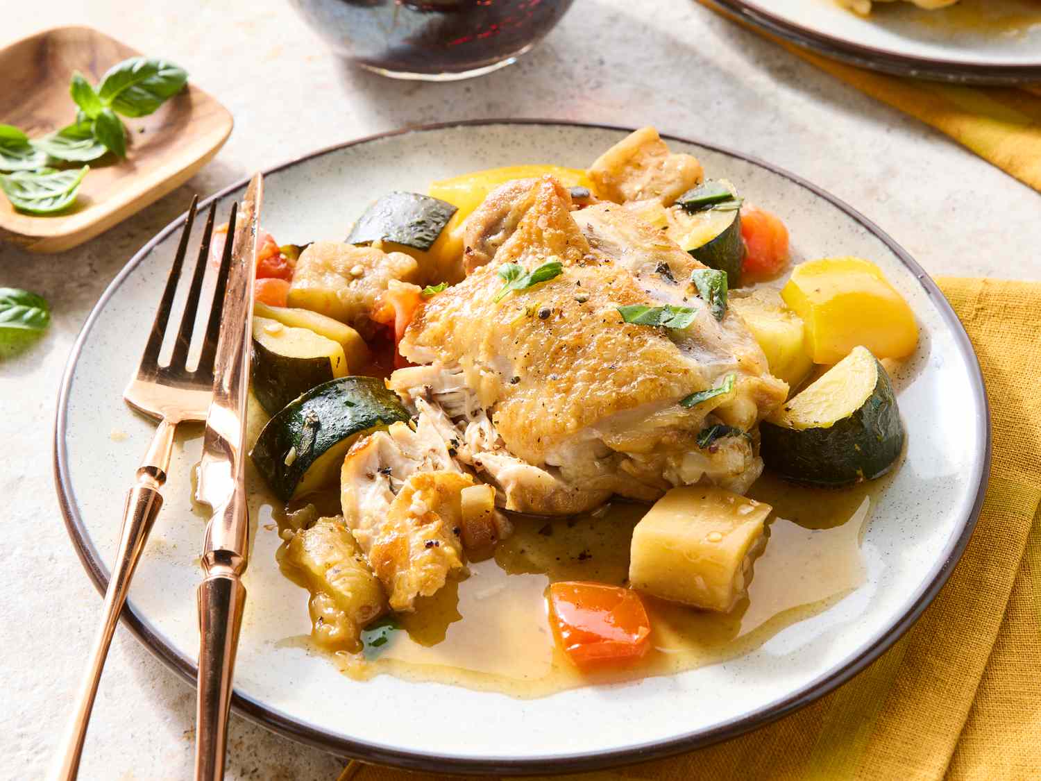 Ratatouille Baked Chicken