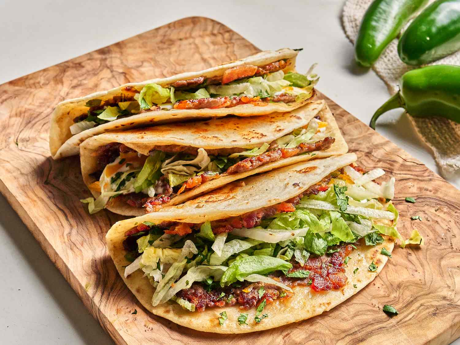 Jalapeño Popper Smashed Tacos
