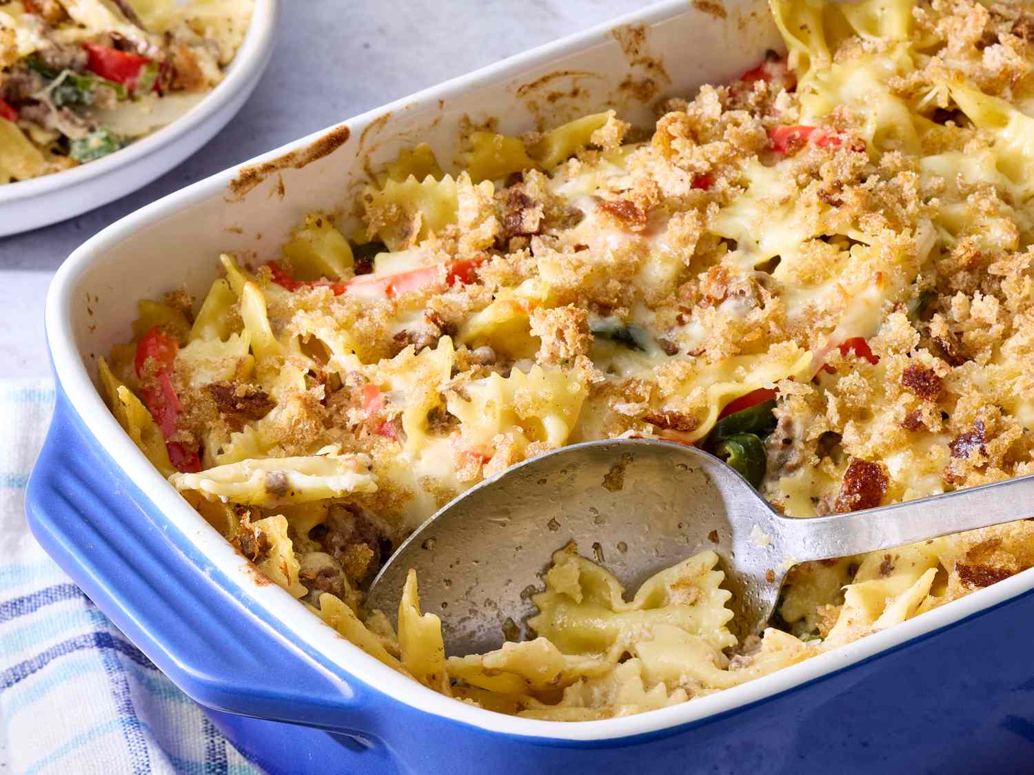 Philly Cheesesteak Casserole