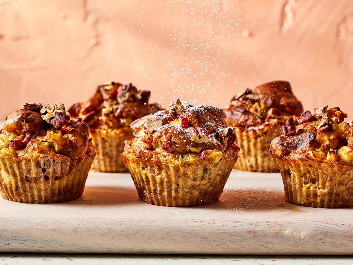 Air Fryer Apple-Bacon French Toast Cups