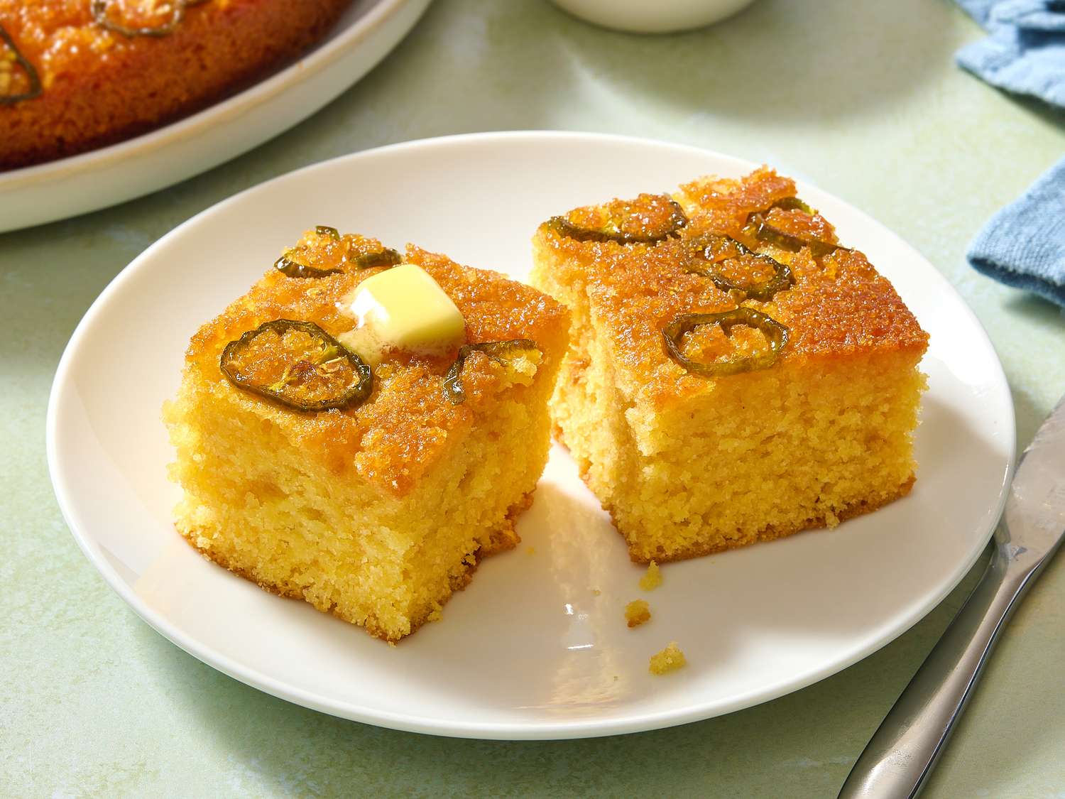 Hot Honey Jalapeño Cornbread