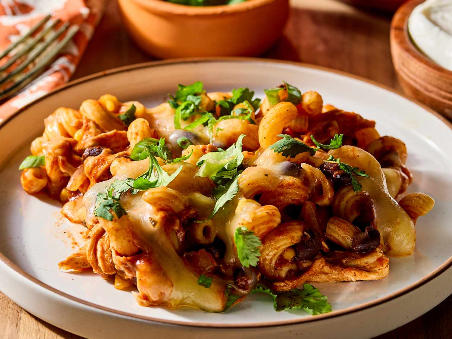 Chicken Enchilada Pasta Bake
