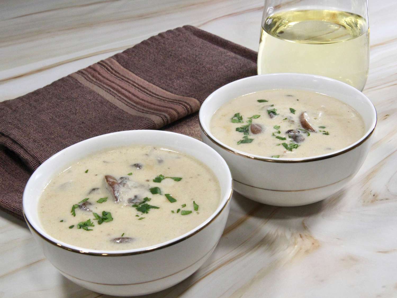 Mushroom Cheddar Soup