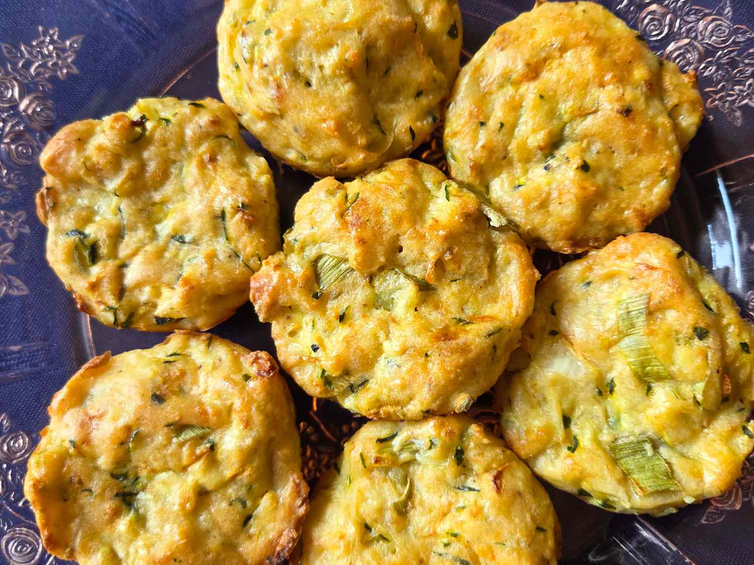 Parmesan Zucchini Potato Muffins