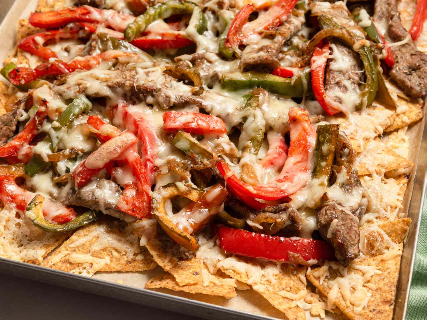 Philly Cheesesteak Nachos