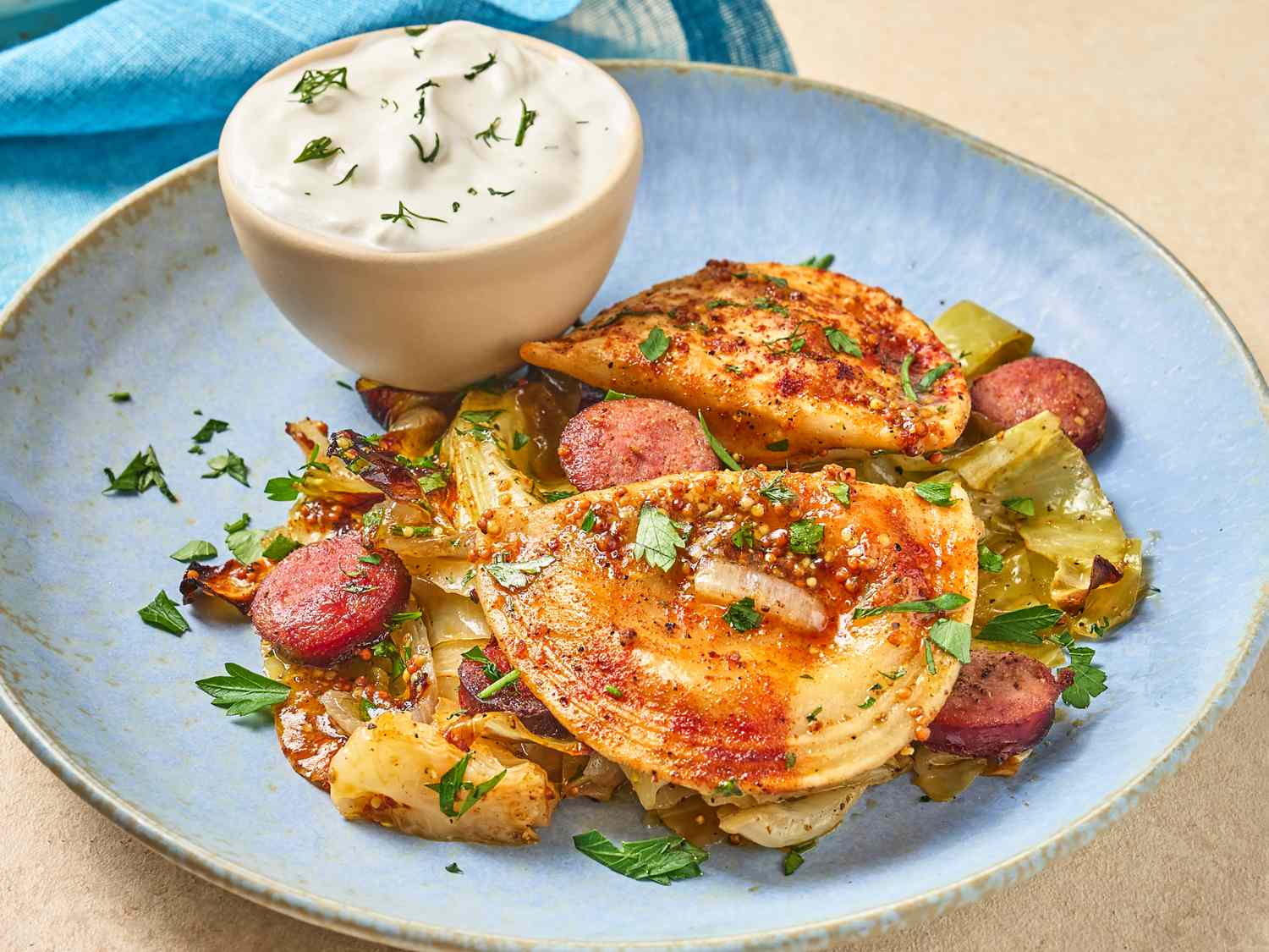 Pierogi Sausage Sheet Pan Dinner