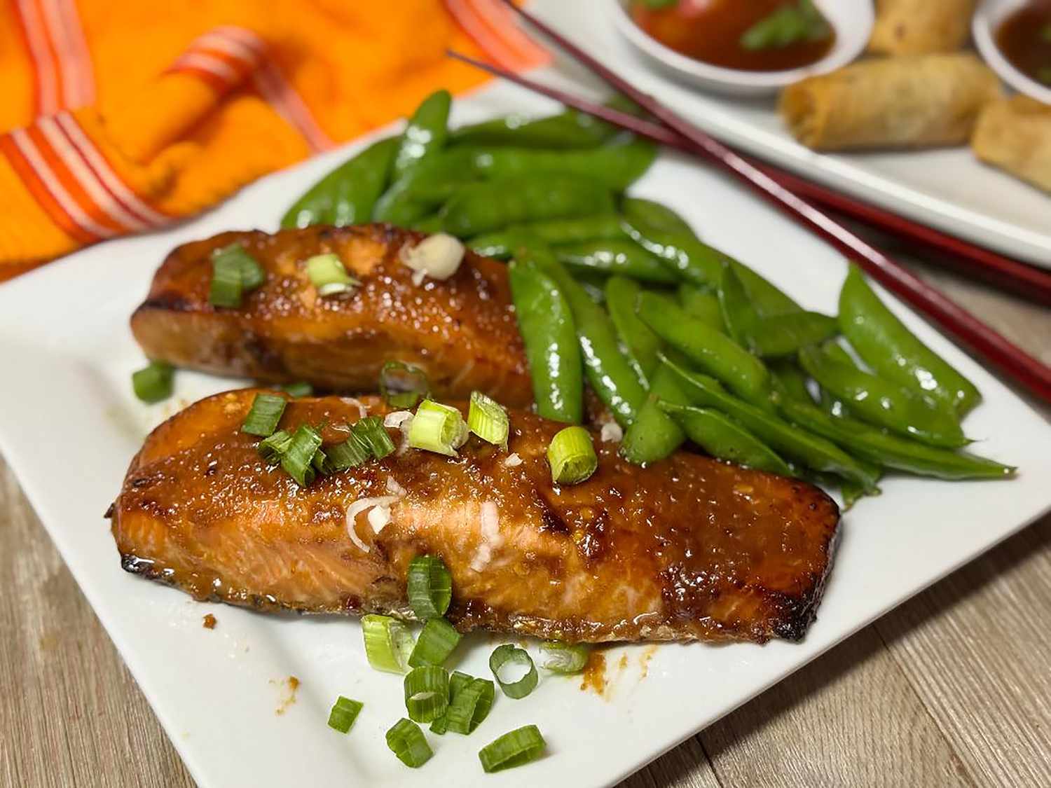 Air Fryer Miso-Glazed Salmon