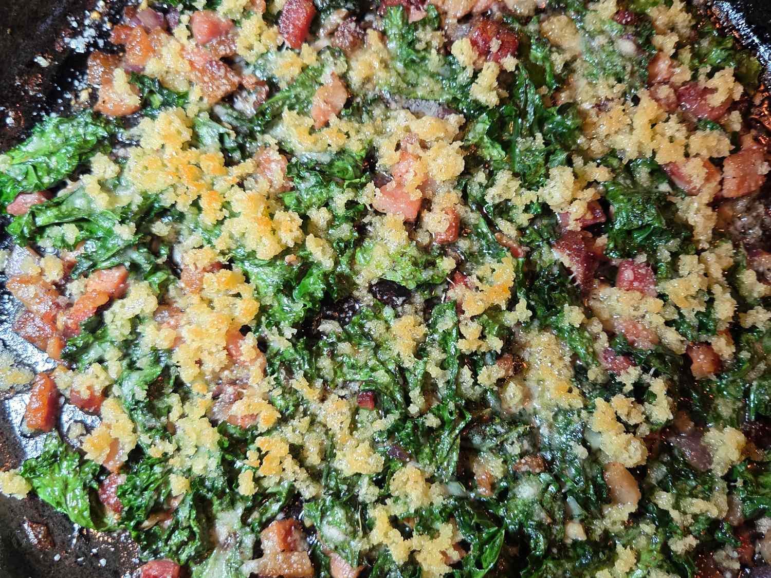 Garlic Kale with Pancetta