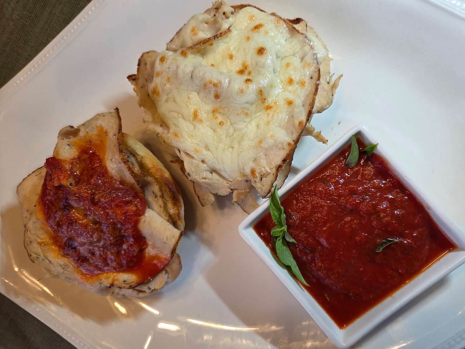 Lazy Chicken Parm Sandwich