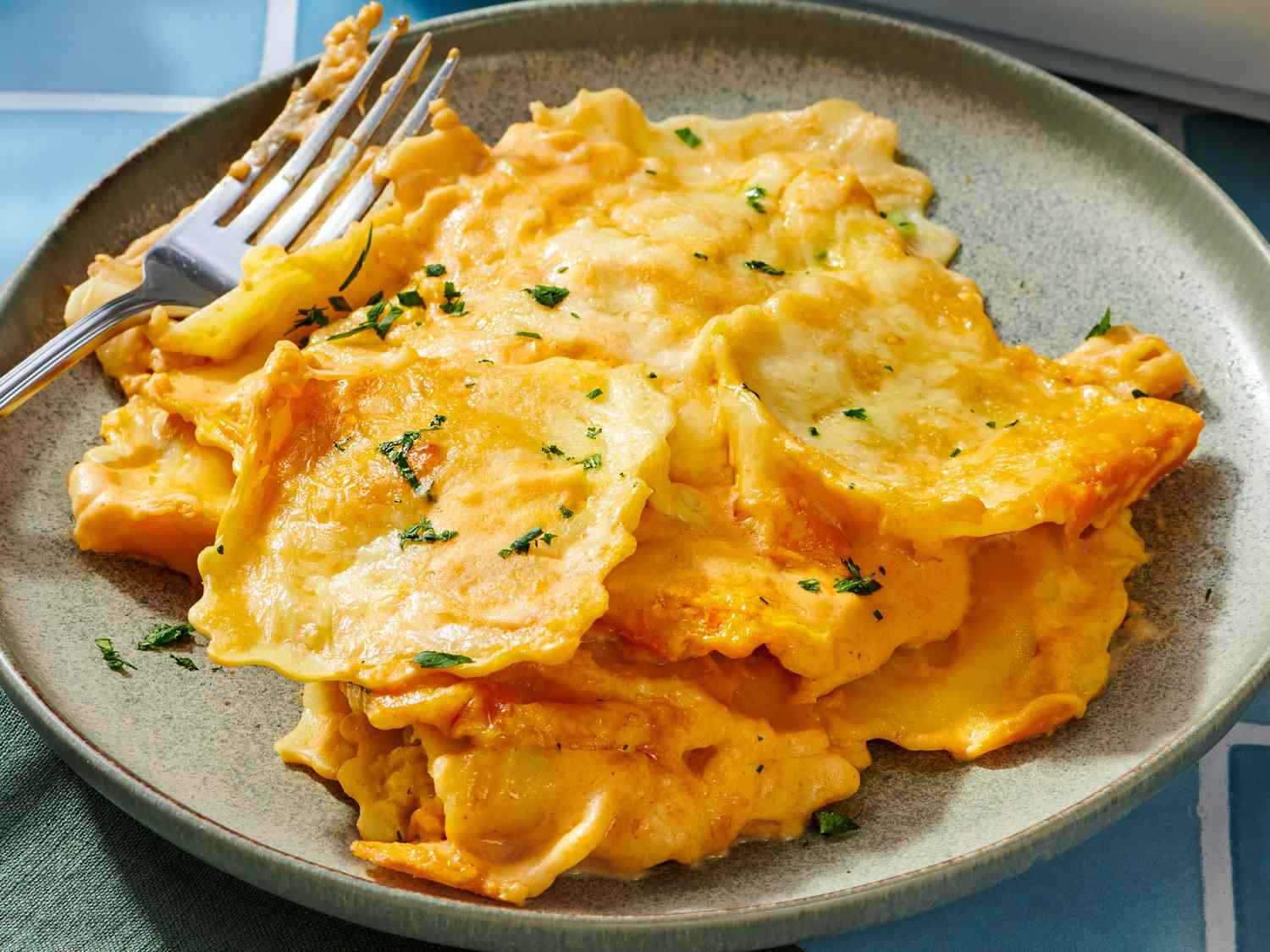 Lobster Ravioli Bake