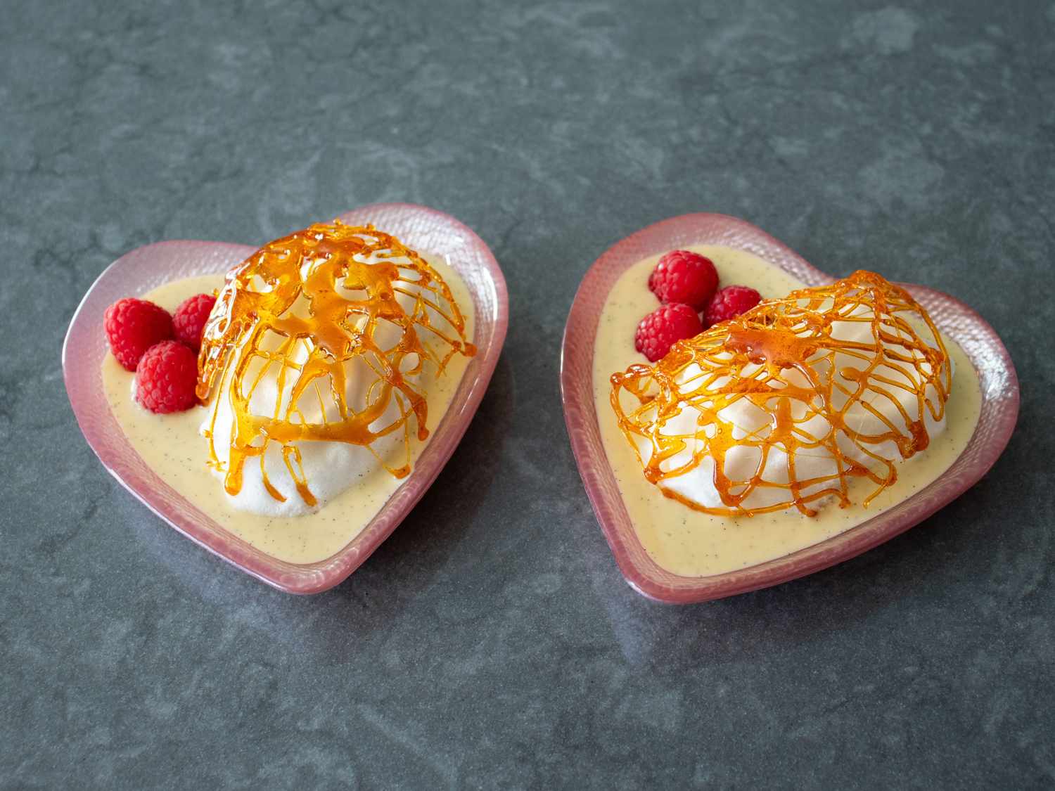Floating Islands with Vanilla Crème Anglaise
