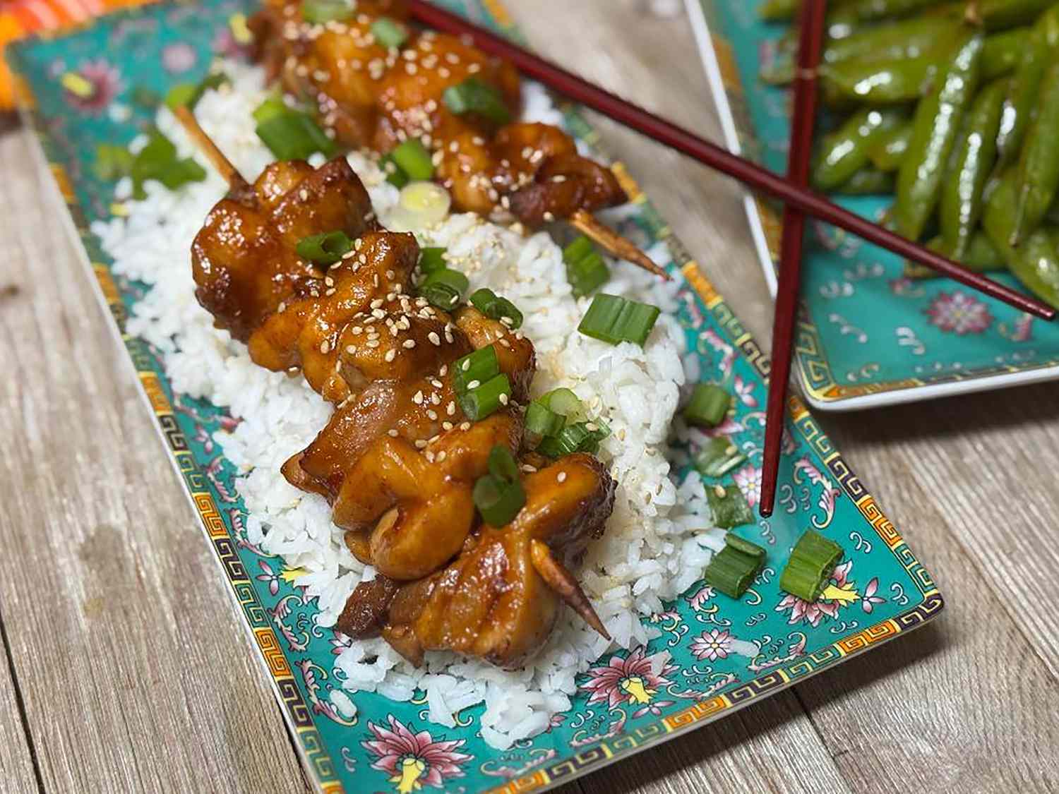 Air Fryer Korean Chicken Skewers