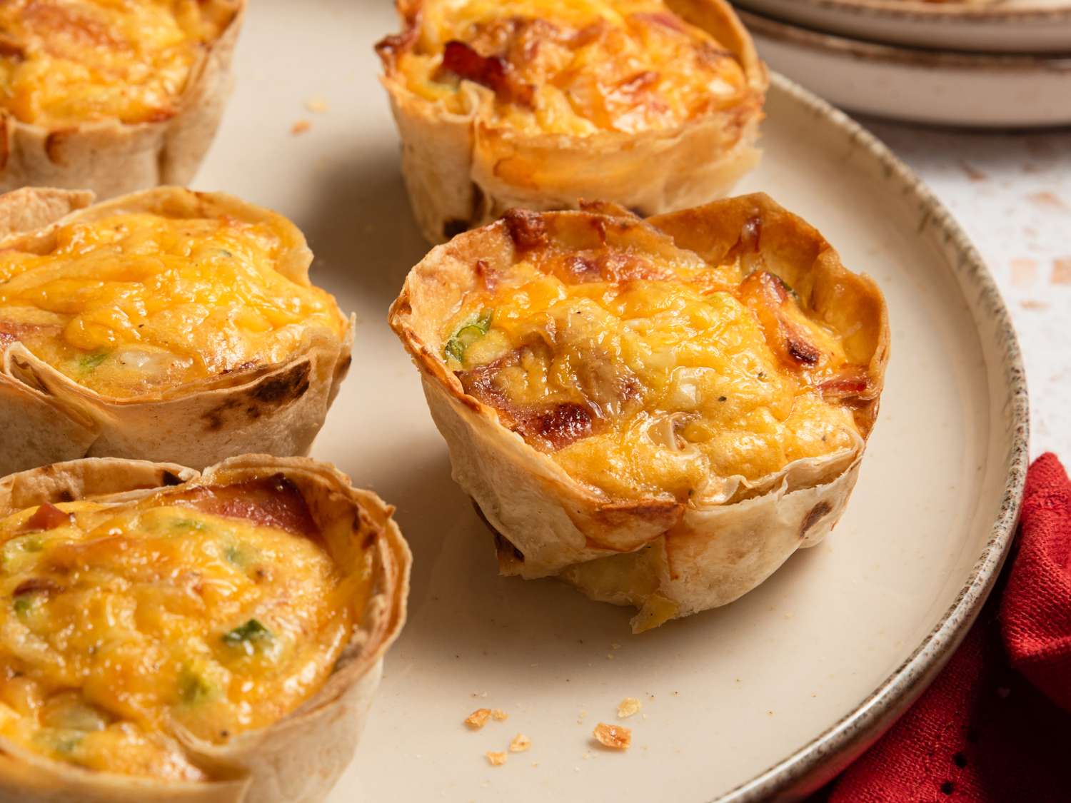 Egg and Cheese Tortilla Cups