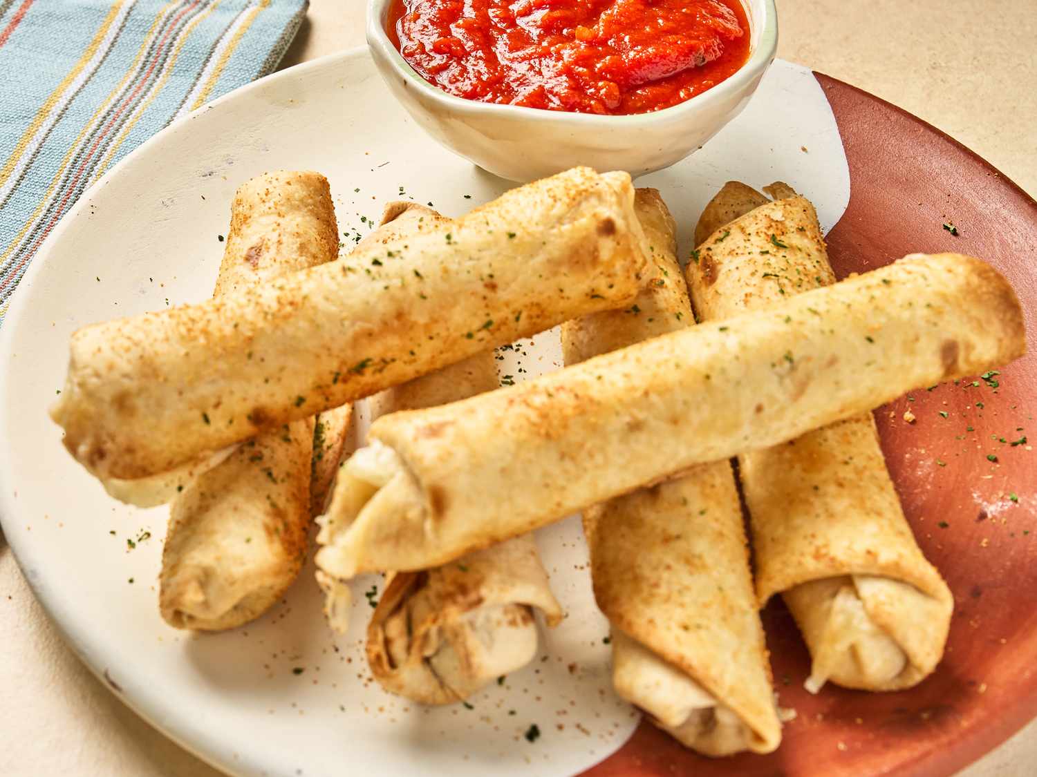 Air Fryer 2-Ingredient Mozzarella Sticks
