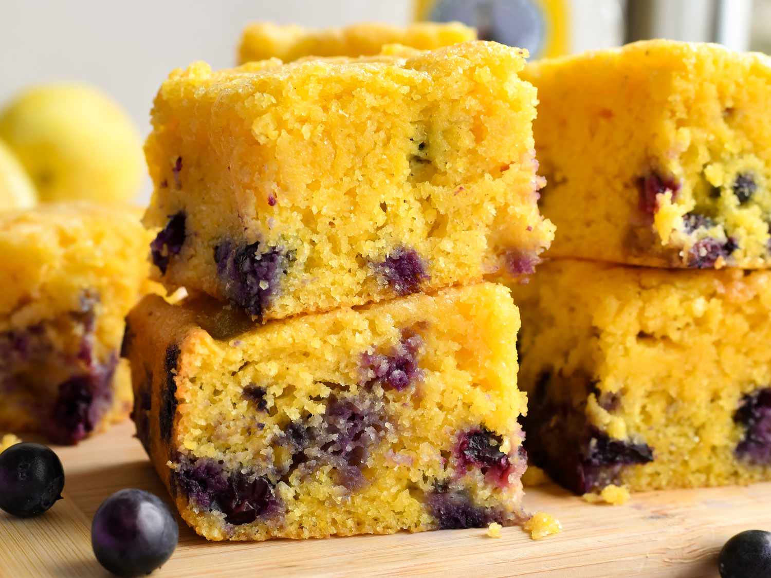Lemon Blueberry Cornbread