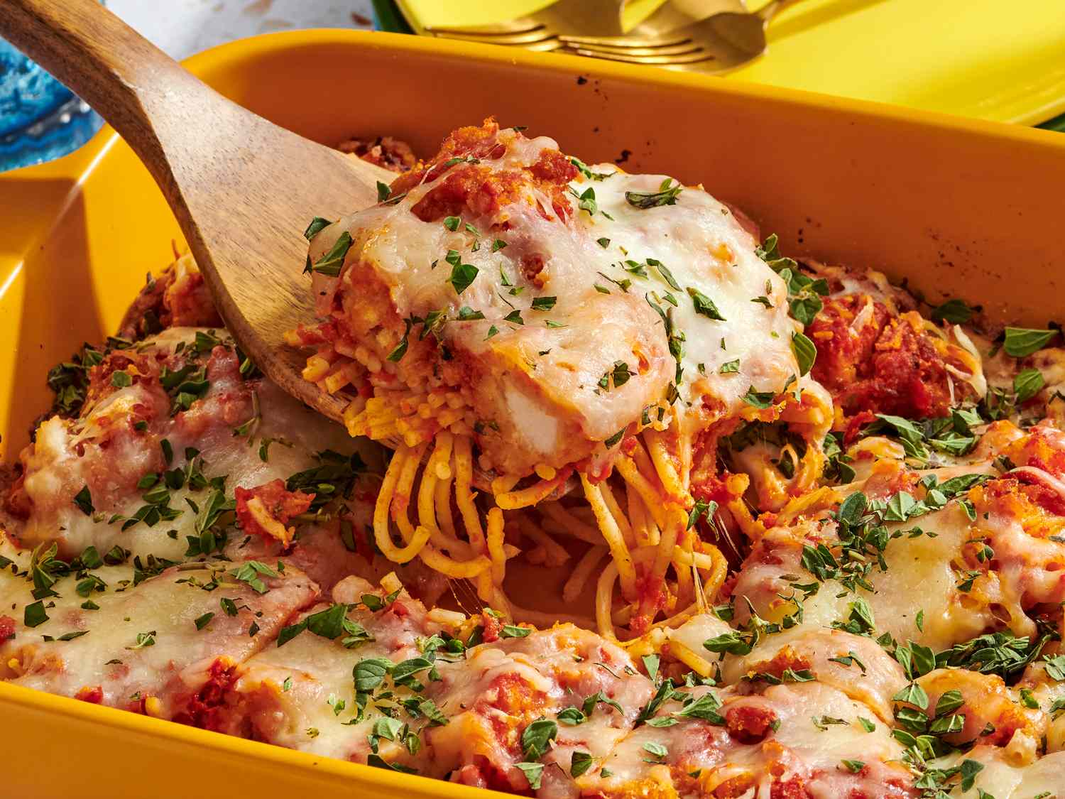 5-Ingredient Chicken Tender Parmesan Casserole