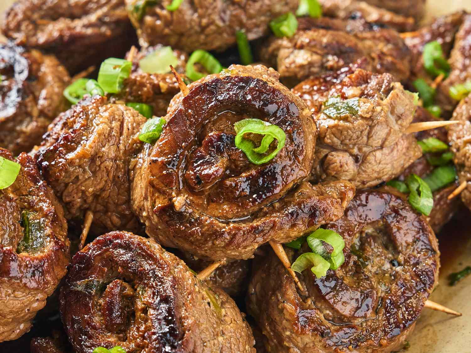 Mom’s Marinated Flank Steak Pinwheels