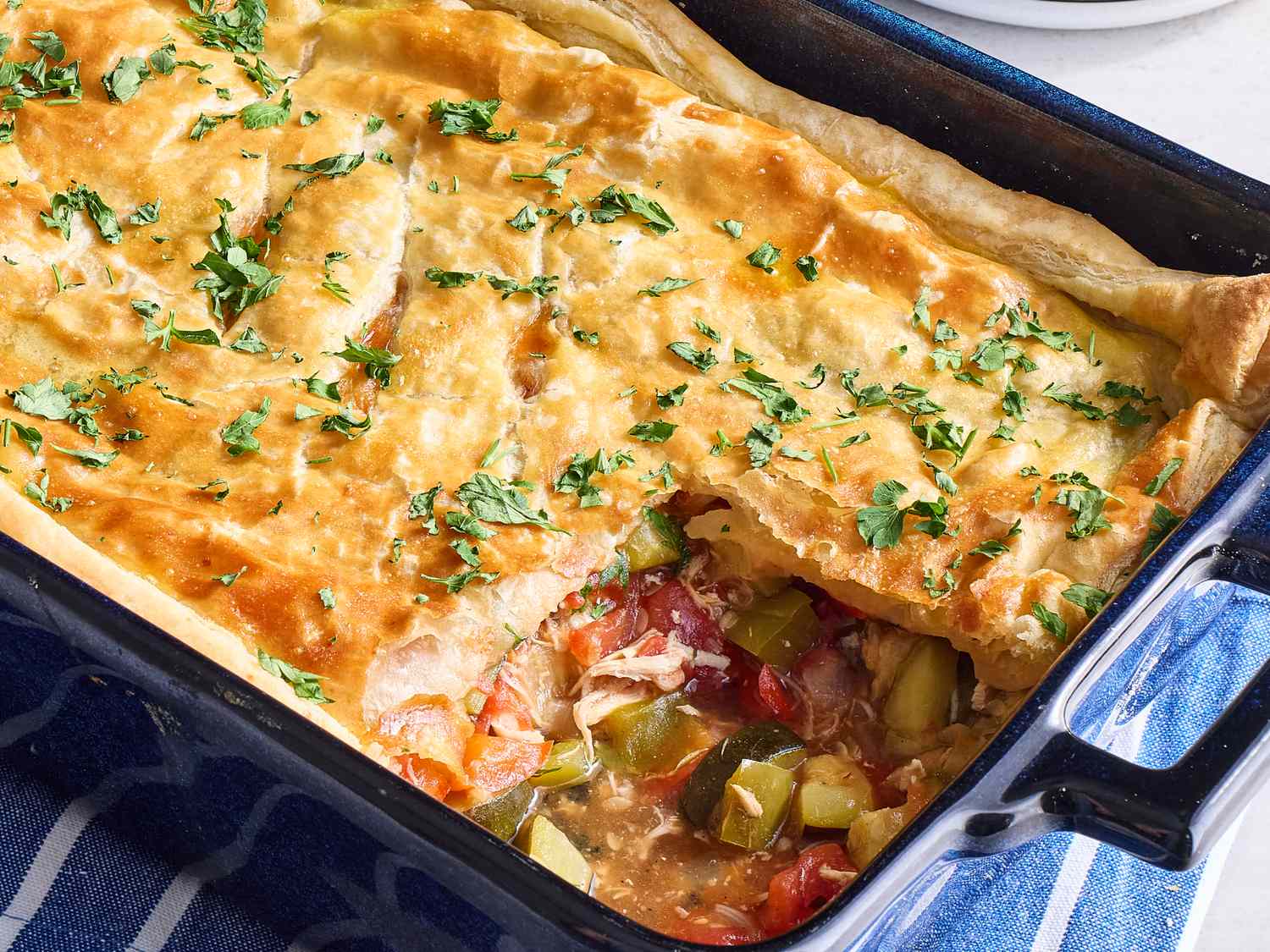 Ratatouille Chicken Pot Pie
