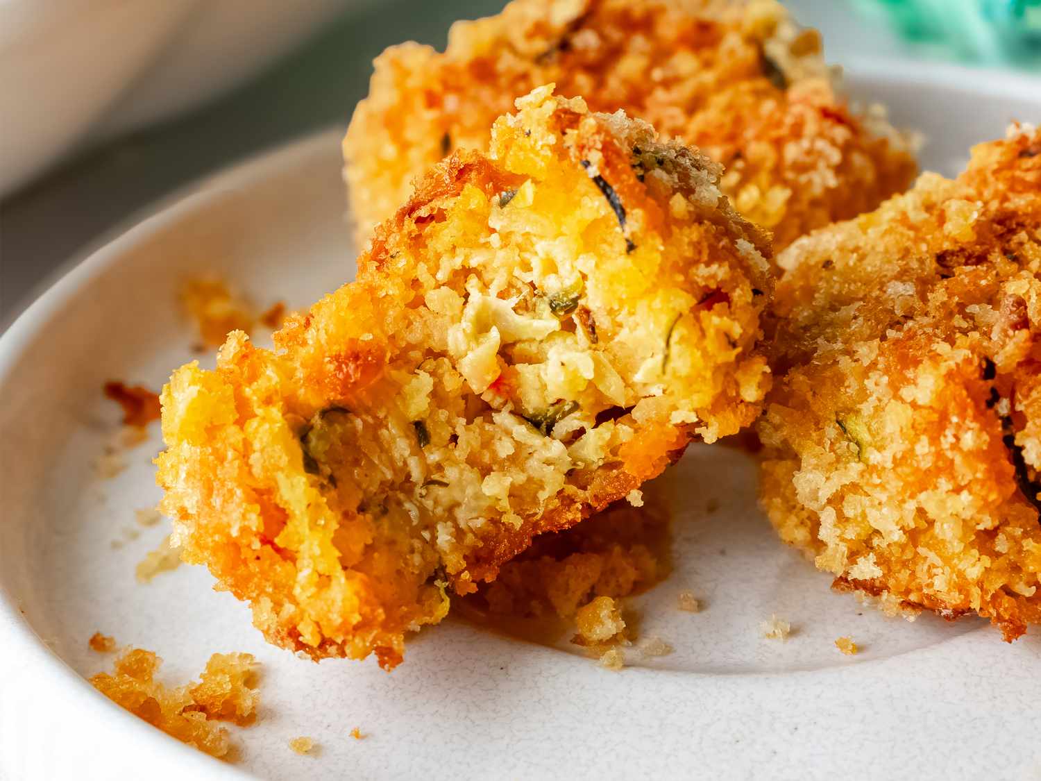 Cheesy Baked Zucchini Bites