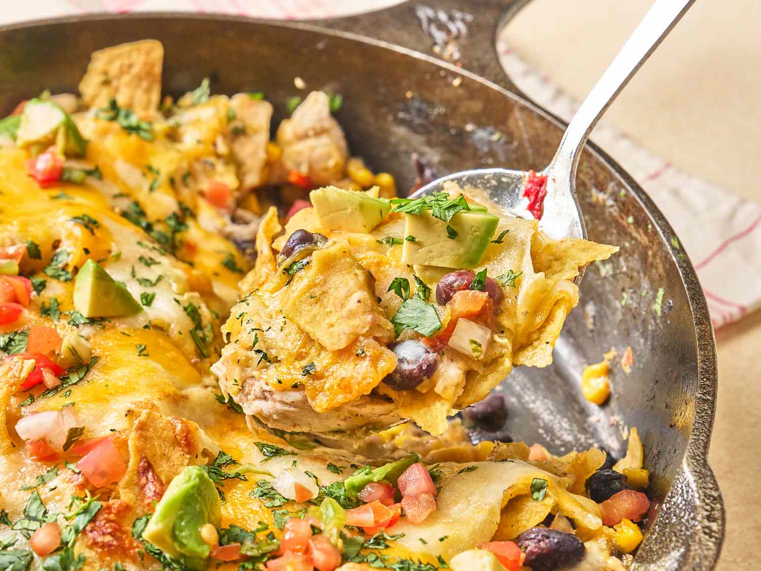 Quick Chicken Enchilada Skillet