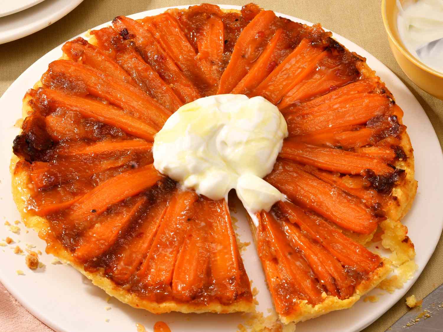 Caramelized Carrot Tarte Tatin