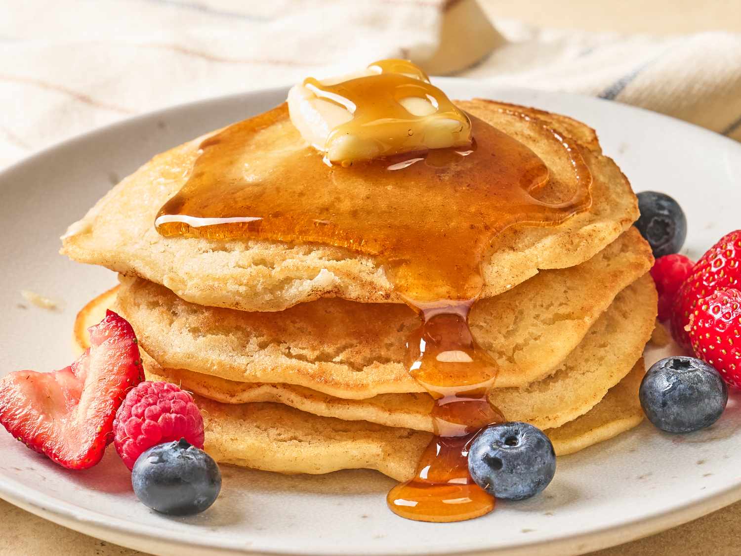 Fluffy Mayo Pancakes