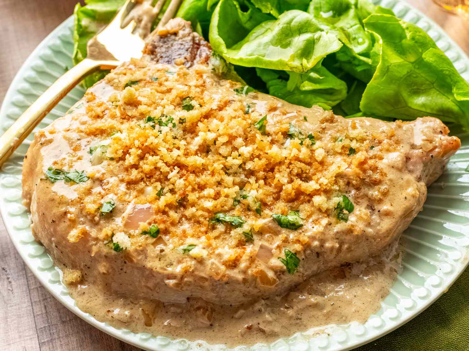 Pork Chops in Dijon Mustard Cream Sauce