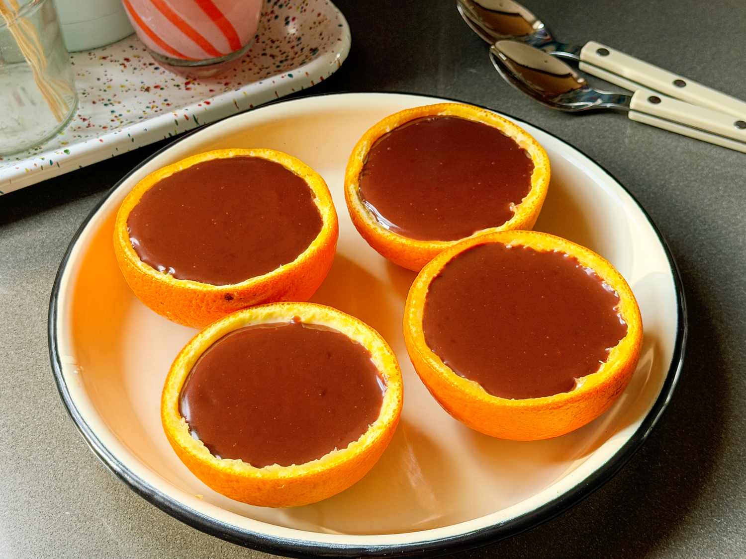 Chocolate Orange Possets