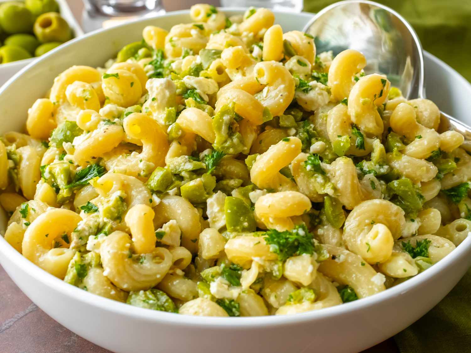 Dirty Martini Pasta Salad