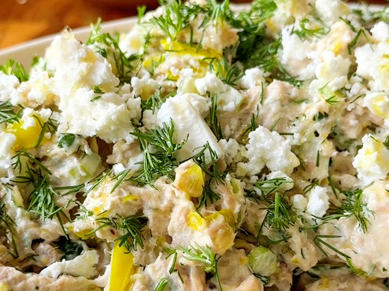 Lemon Pepperoncini Tuna Salad