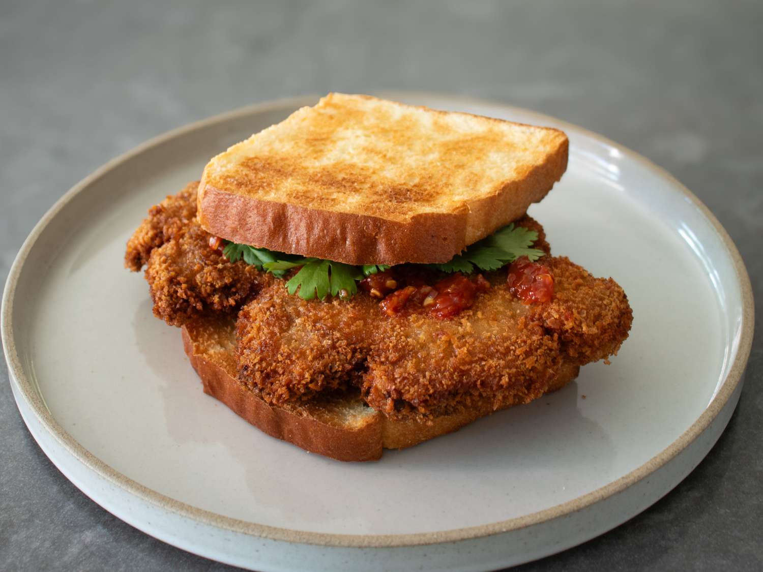 Anthony Bourdain’s Pork Chop Sandwich