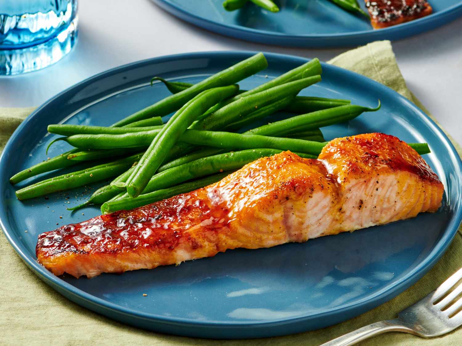 Salmon with Brown Sugar Glaze