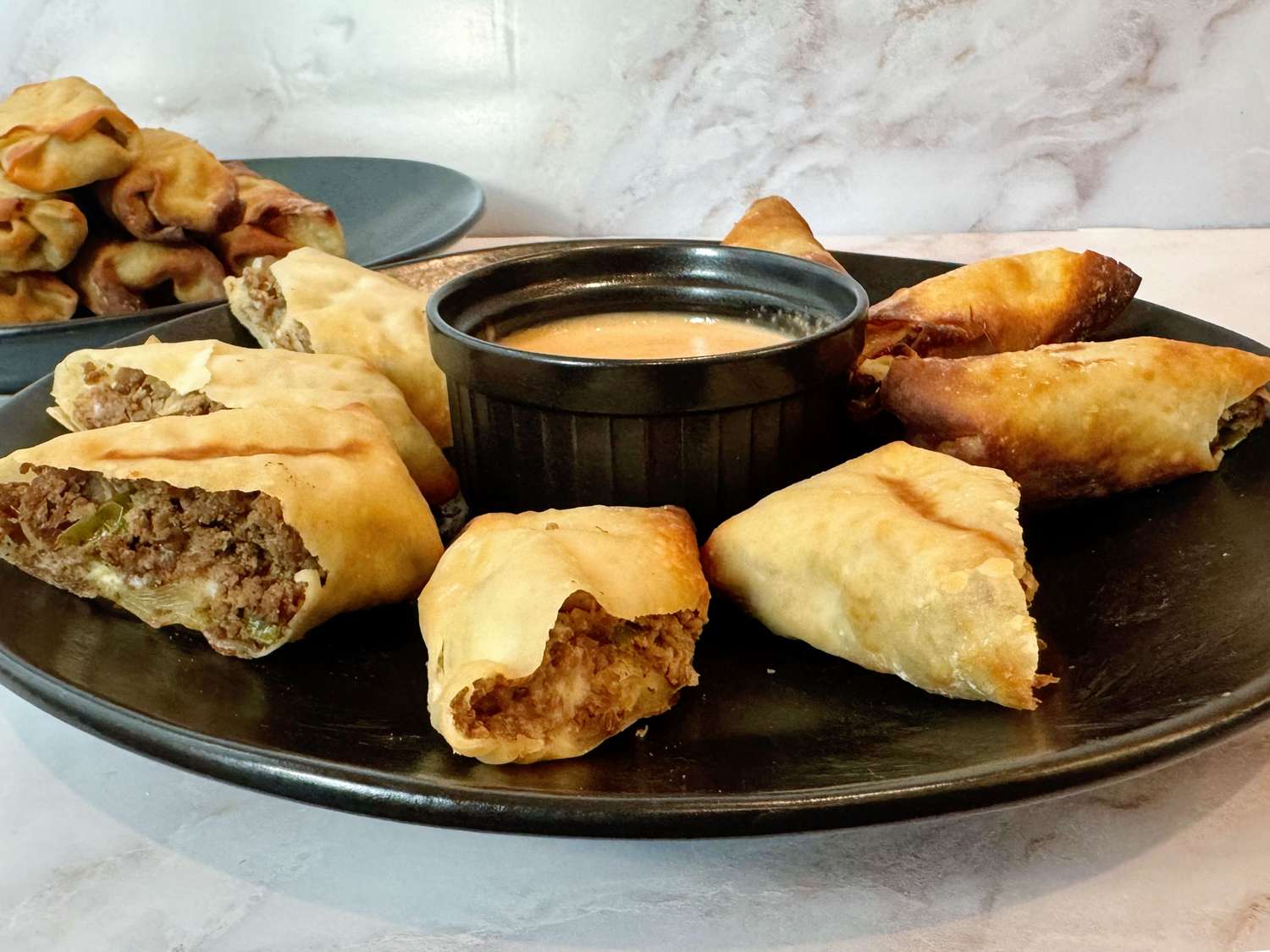 Homemade Steak and Cheese Eggrolls