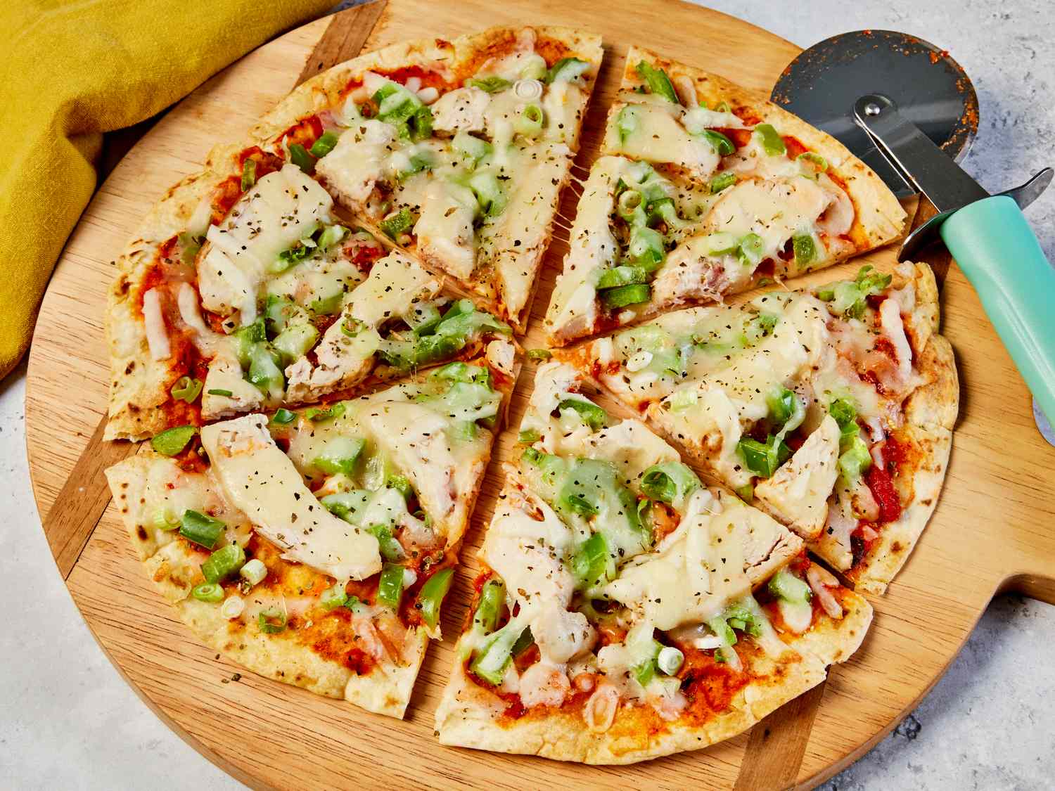 Easy Tortilla Pizza
