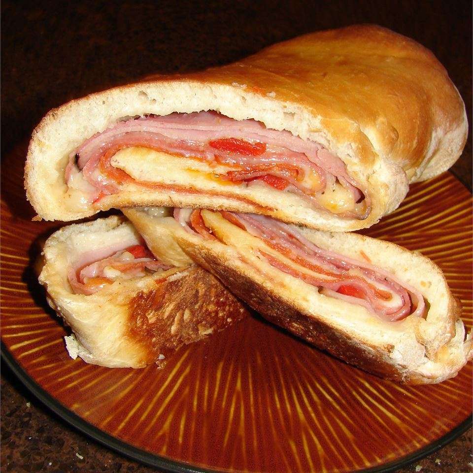 Ham and Cheese Stromboli