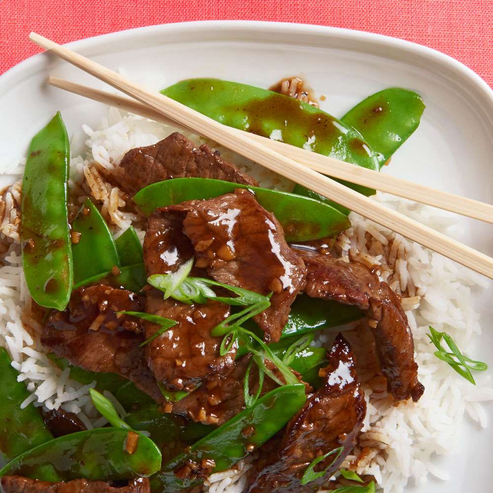 Asian Beef with Snow Peas