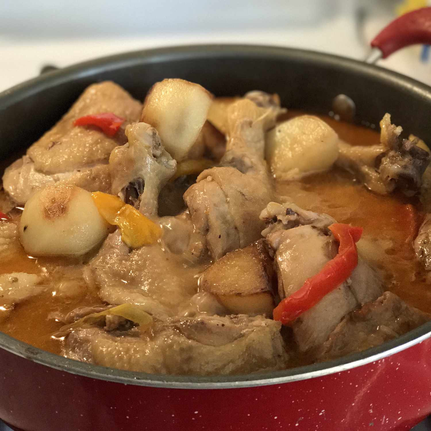 Ginataang Manok (Chicken Cooked in Coconut Milk)