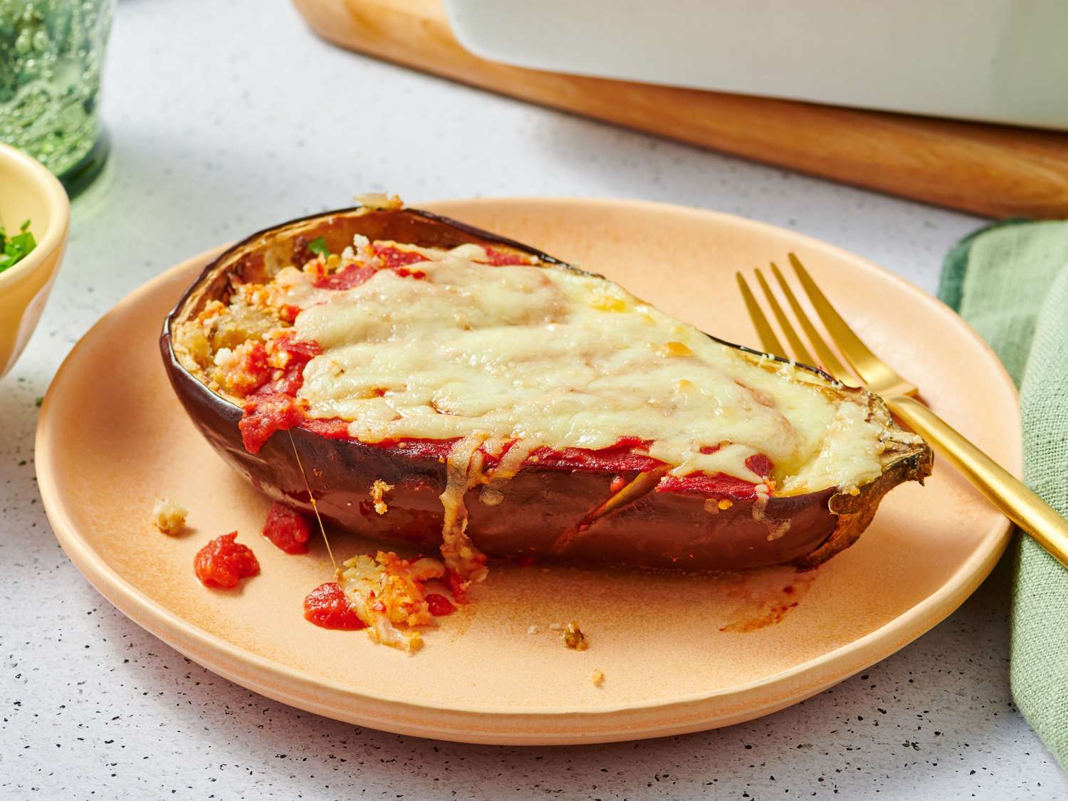 Stuffed Eggplant Parmesan