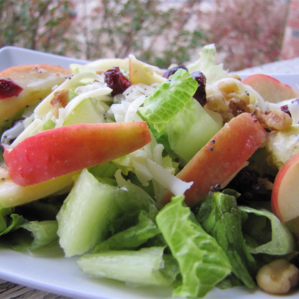 Winter Fruit Salad with Poppyseed Dressing