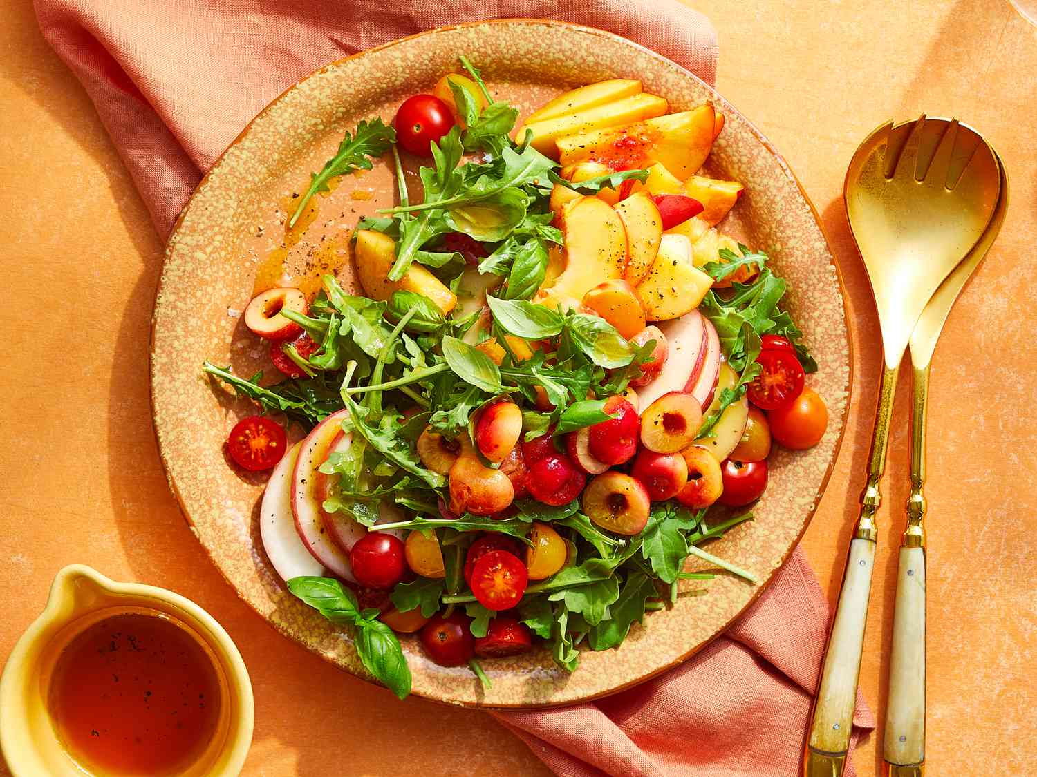 Arugula Salad with Stone Fruit
