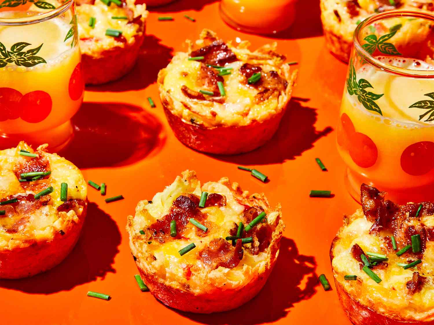 Hash Brown and Bacon Omelet Cups