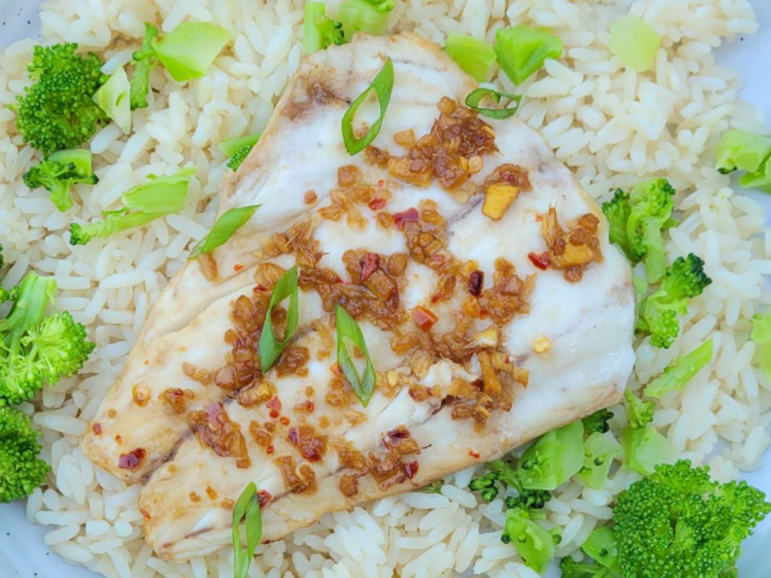 Baked Asian Rockfish