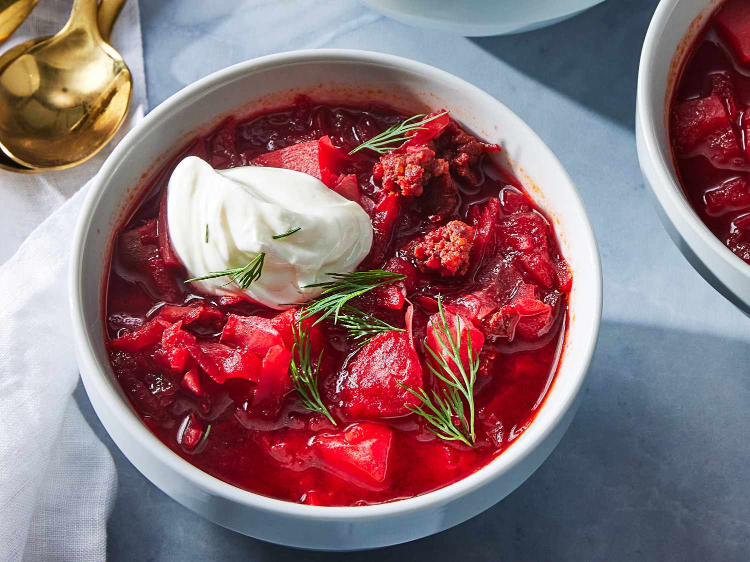 Ukrainian Red Borscht Soup