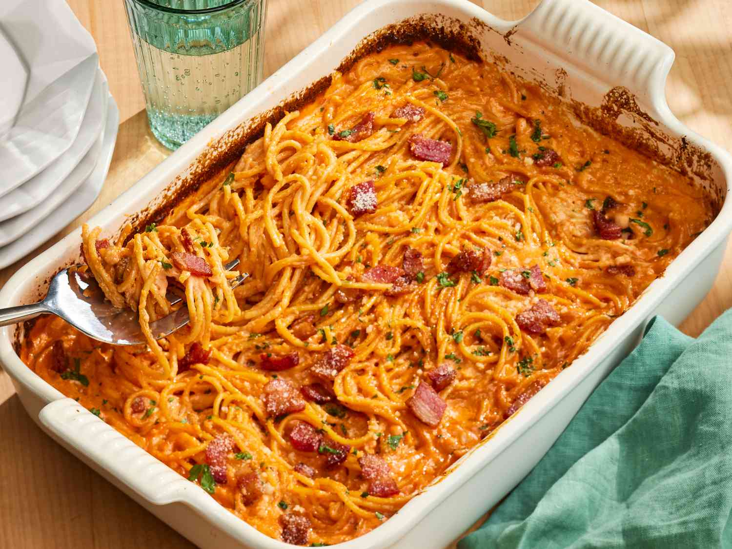 Creamy Bacon Pasta Bake