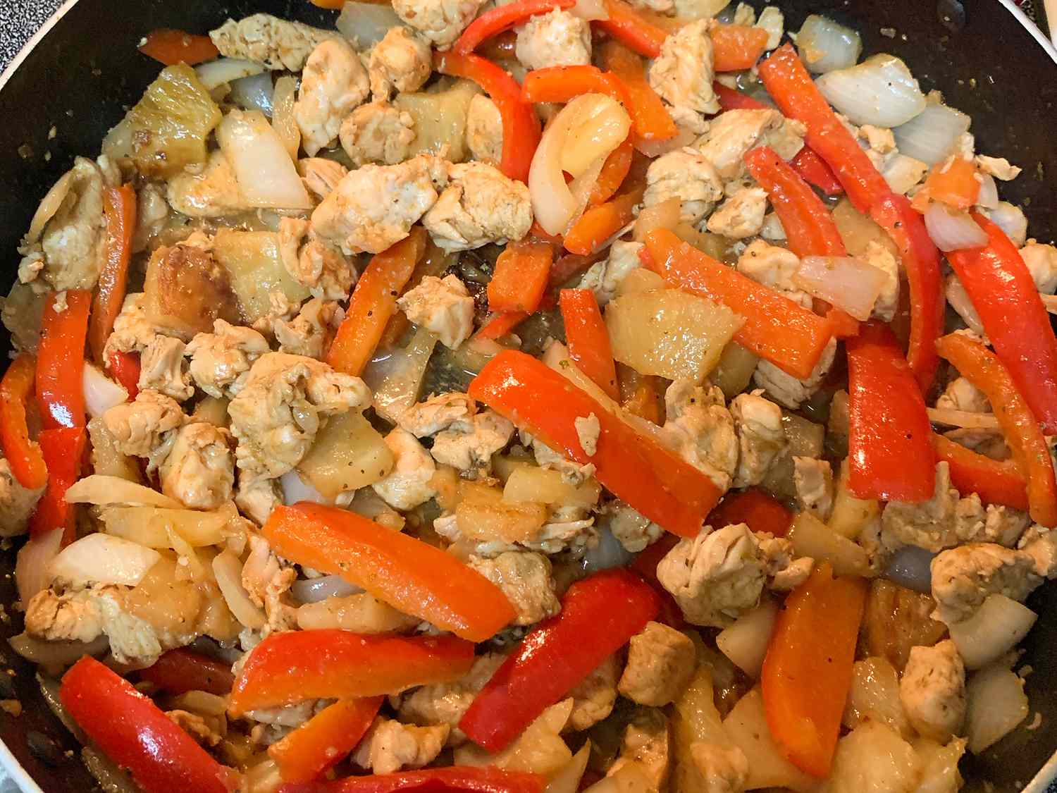 Chicken Pineapple Fajitas