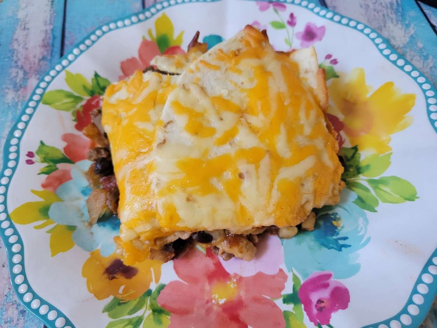Mexican Chicken Taco Casserole