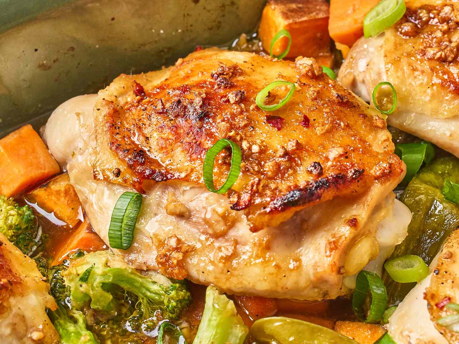 Magic Honey Garlic Chicken Dinner