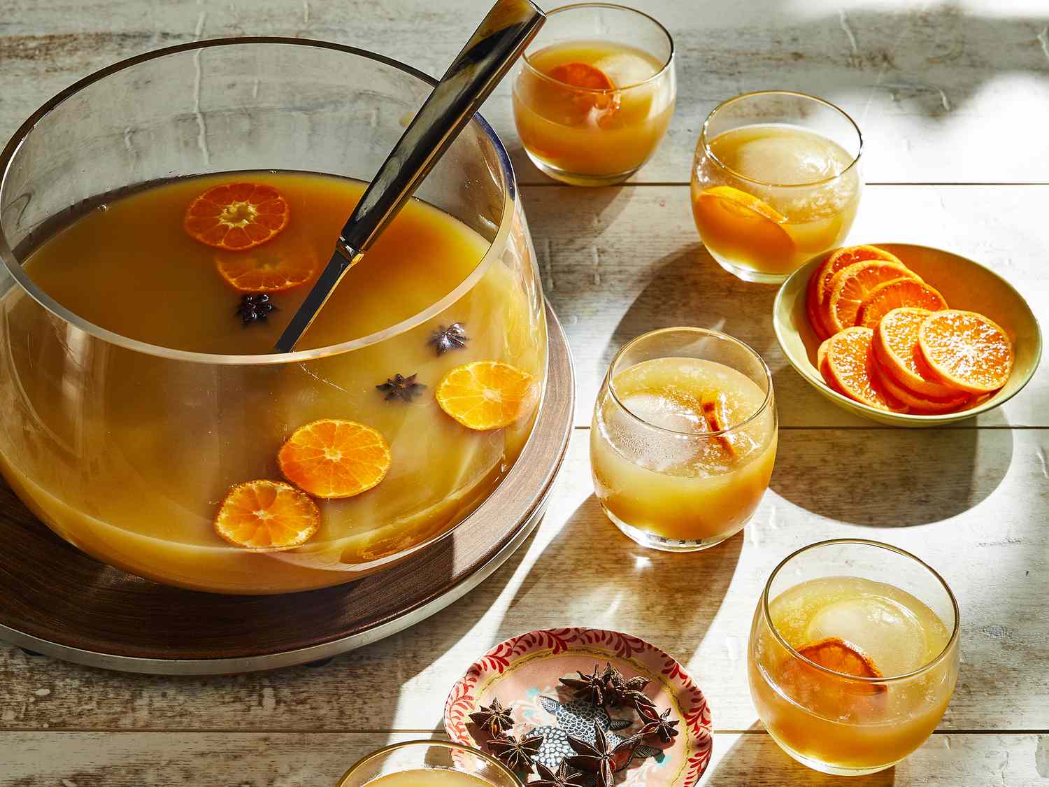 Oolong, Orange, and Whiskey Punch