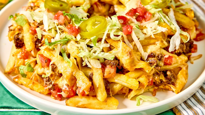 Loaded Bundt Pan Copycat Taco Bell Nacho Fries